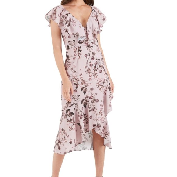 *NEW* Cooper St "Isla" Floral Ruffle Pink Dress – Size 6 - Picture 3 of 11